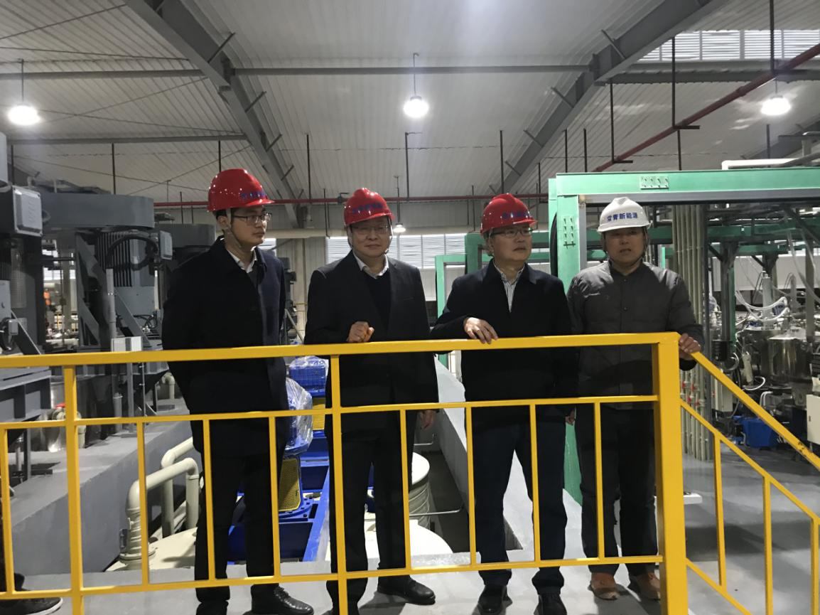 市發(fā)改委藍東副主任一行蒞臨常青新能源調研